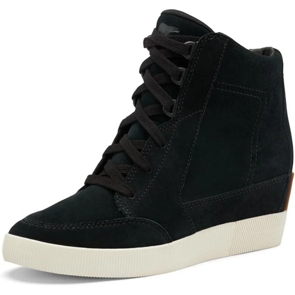 SOREL®‎ (Women's 8.5 M) OUT N ABOUT™ WEDGE Waterproof Bootie in Black - $140